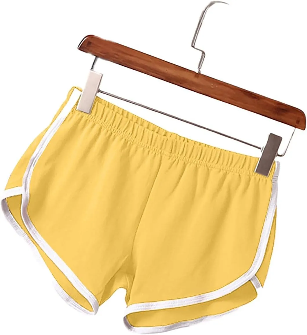 3 Pack Shorts for Women Summer Casual High Waisted Dolphin Workout Gym Running Athletic Sports Shorts Lounge