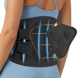 Back Brace for Lower Back Pain Relief for Women Adjustable Lumbar Support Belt Breathable Mesh for Herniated Disc,Sciatica,Scoliosis with Removable 3D Pad Home Work Sports