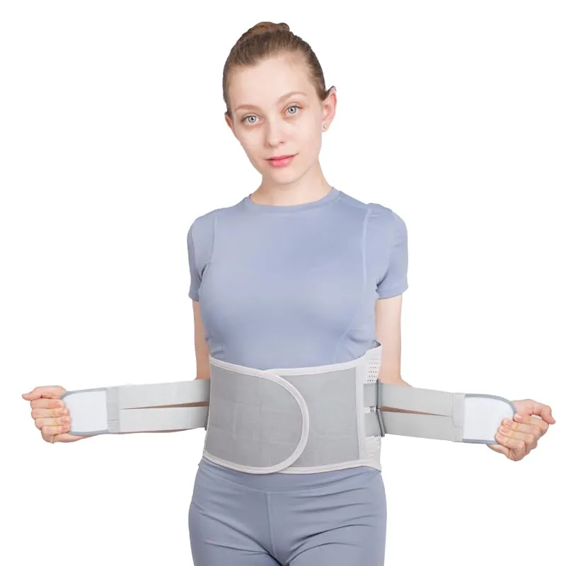 Back Braces for Back Pain Relief - Compression Belt for Men & Women - Lumbar Support Waist Backbrace for Herniated Disc, Sciatica, Scoliosis - Breathable Mesh Design, Adjustable Straps, Includes 3 pads (Large)