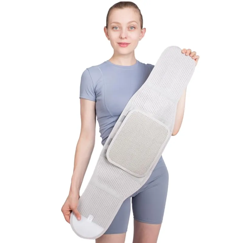 Back Braces for Back Pain Relief - Compression Belt for Men & Women - Lumbar Support Waist Backbrace for Herniated Disc, Sciatica, Scoliosis - Breathable Mesh Design, Adjustable Straps, Includes 3 pads (Large)