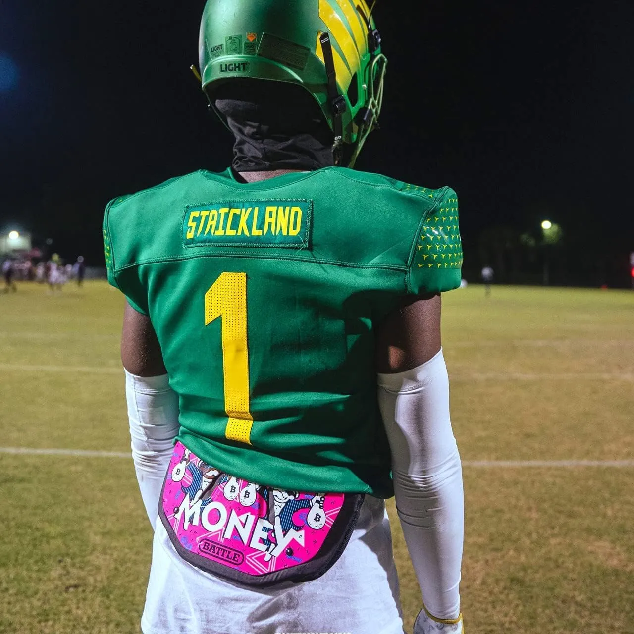 Battle Sports Novelty Football Back Plate  Hard Shell Lower Back Protector with Contoured Foam for High-Impact Protection for Youth, Kids and Adults