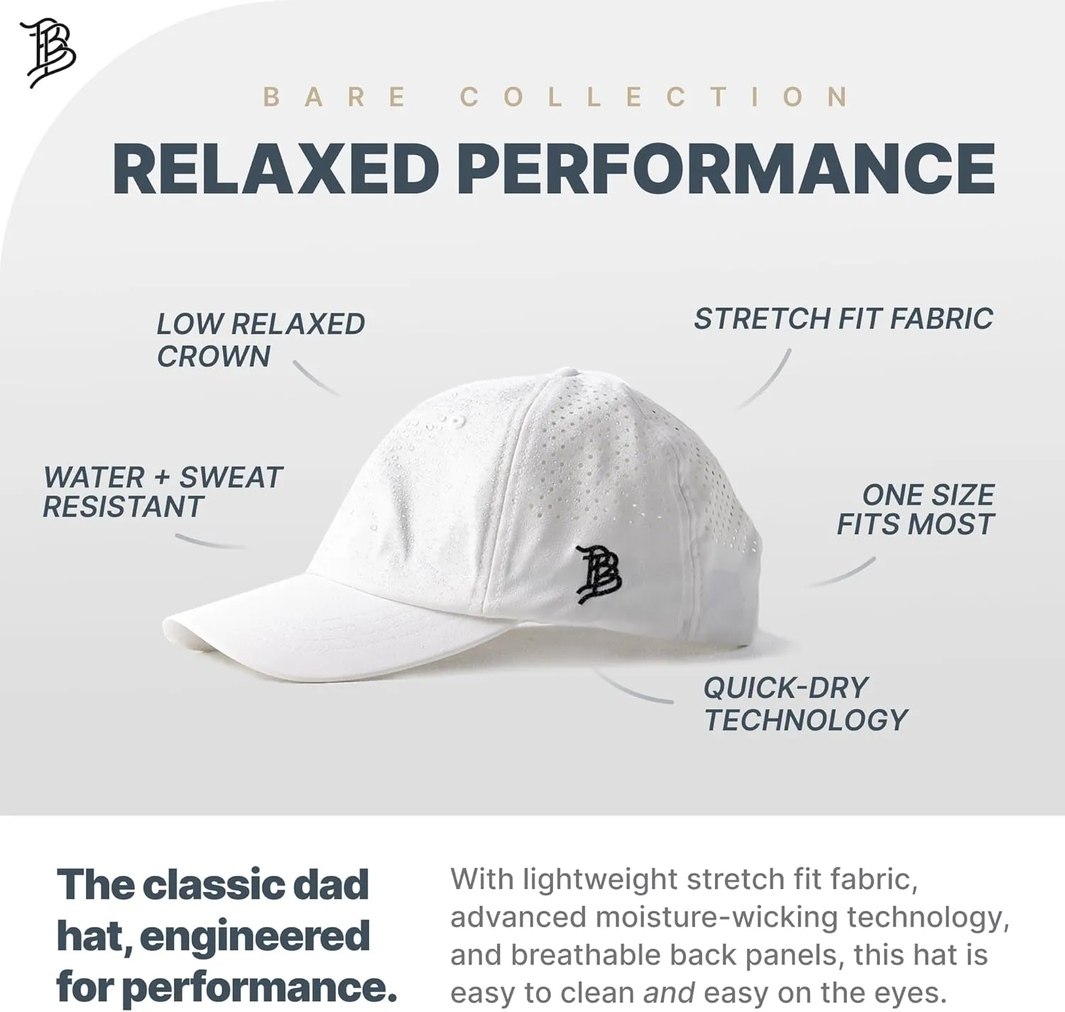 Branded Bills Old Glory Stealth PVC Relaxed Performance, Lightweight, Comfortable Baseball Cap