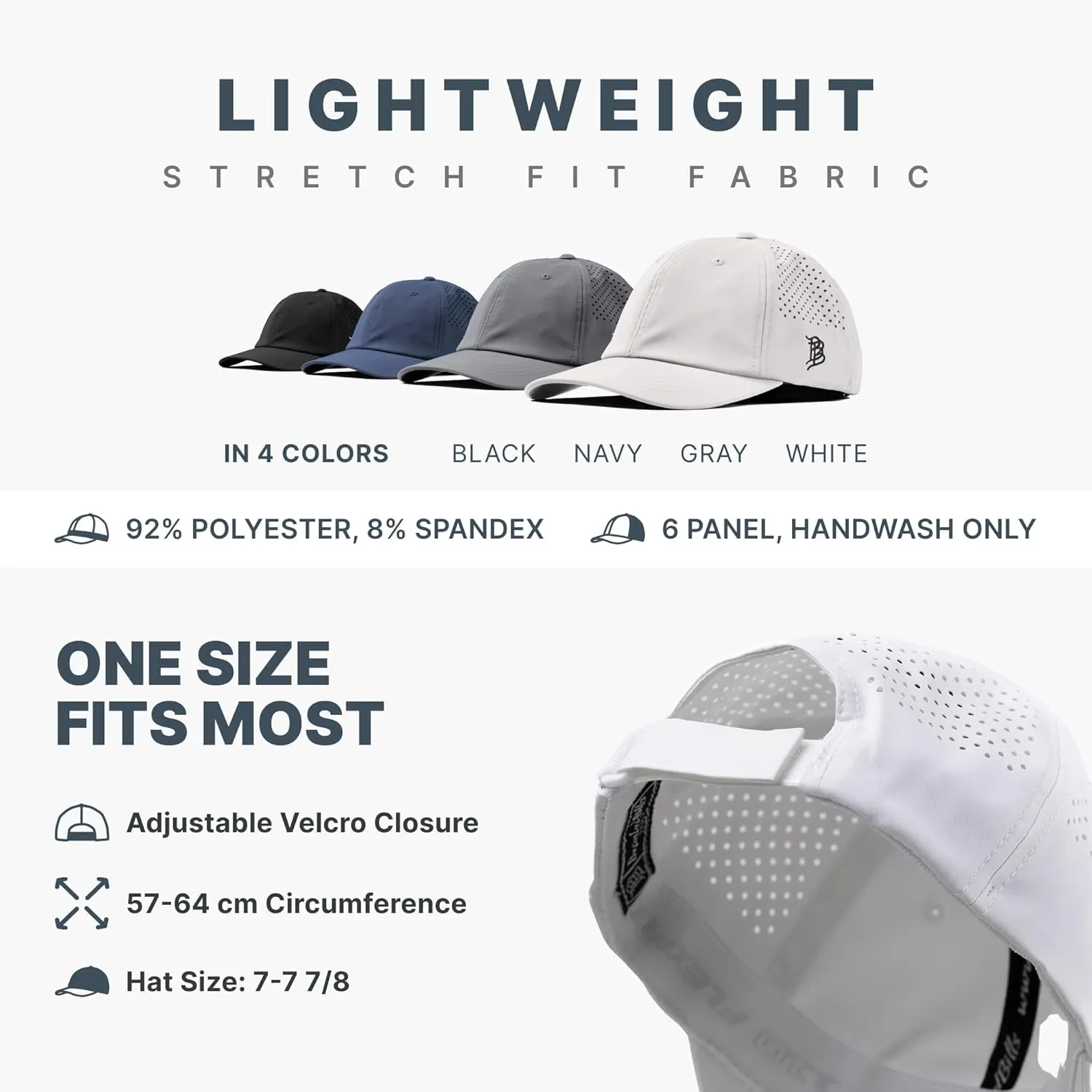 Branded Bills Old Glory Stealth PVC Relaxed Performance, Lightweight, Comfortable Baseball Cap