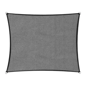 Breathable UV-Stabilised Grey Sun Shade Sail 8x5M