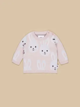 Bunny Knit Jumper - Rose