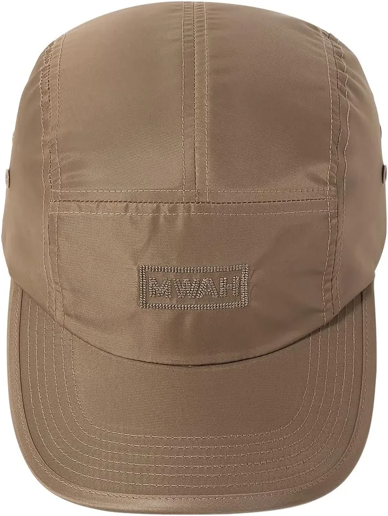 Clakllie Quick Dry 5 Panel Hat Casual Flat Brim Baseball Cap Soft Top Golf Dad Hats Urban Street Trucker Snapback Hat