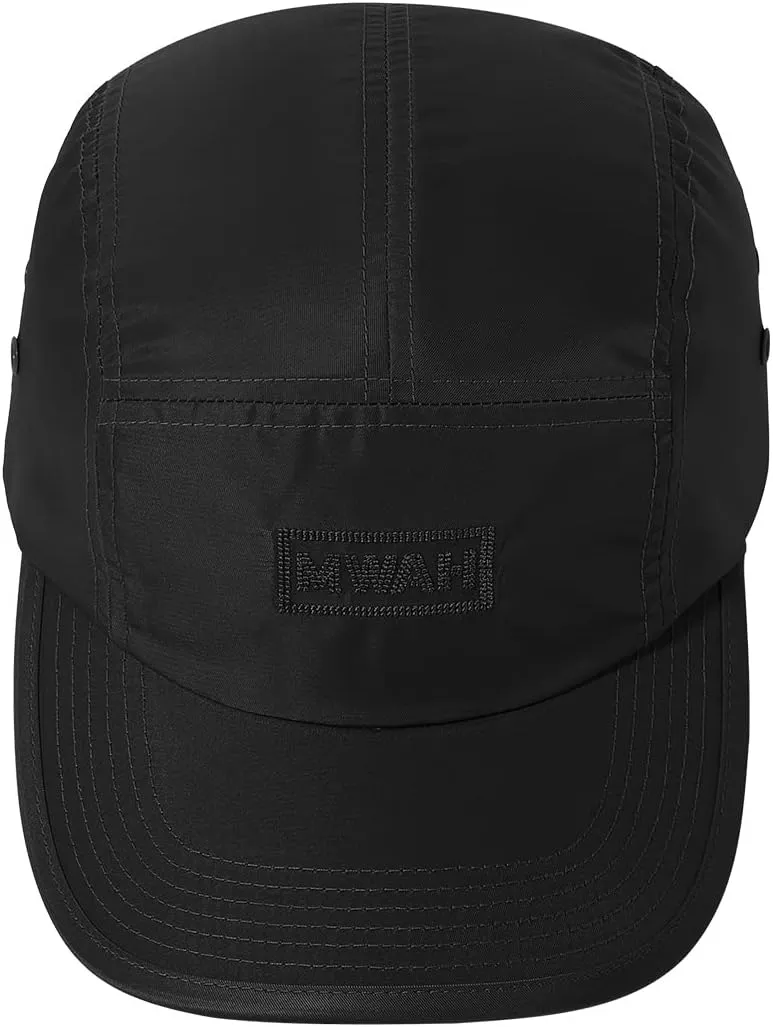 Clakllie Quick Dry 5 Panel Hat Casual Flat Brim Baseball Cap Soft Top Golf Dad Hats Urban Street Trucker Snapback Hat