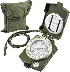 CompassesHiking Compass for Survival with Compass SurvivalWaterproof Durable and Pocket-SizedTactical Survival Compass with LanyardClimbing Biking Exploring Geology, Outdoor Activities
