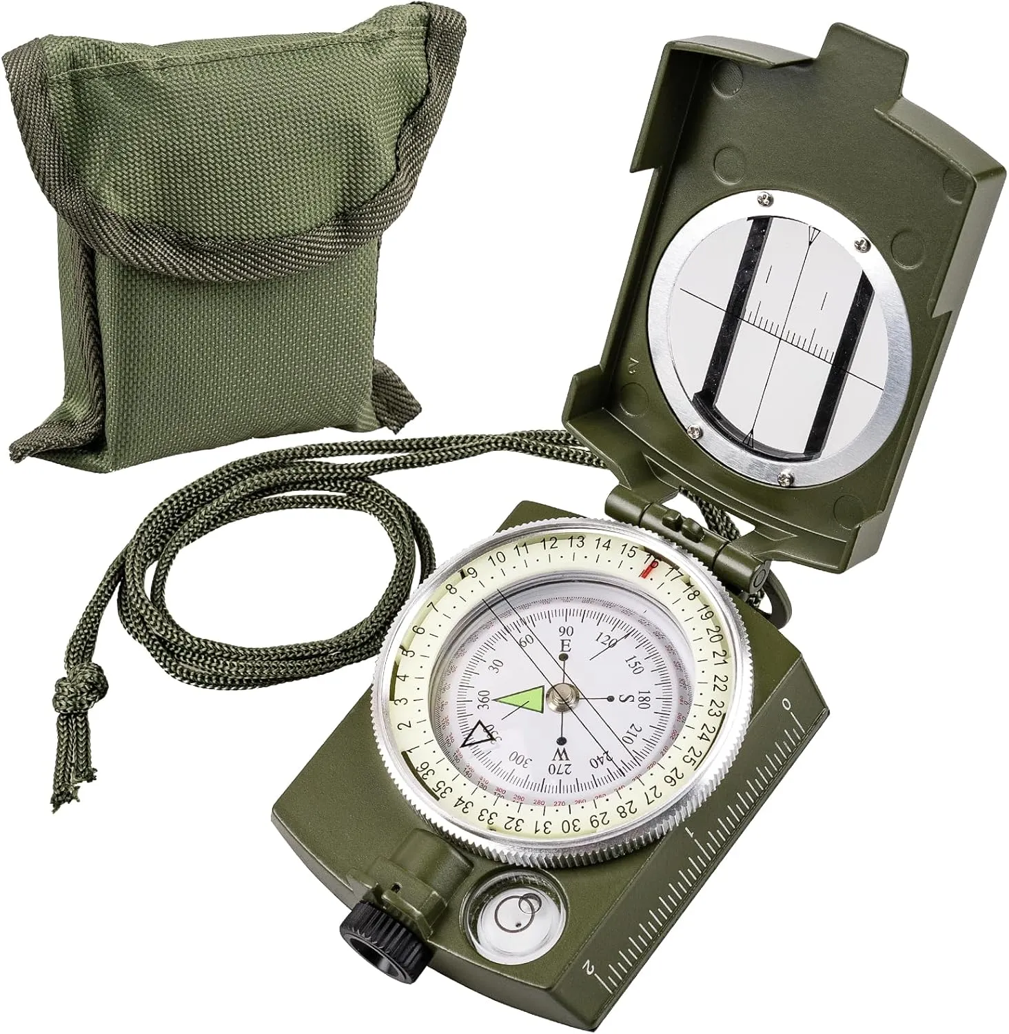 CompassesHiking Compass for Survival with Compass SurvivalWaterproof Durable and Pocket-SizedTactical Survival Compass with LanyardClimbing Biking Exploring Geology, Outdoor Activities