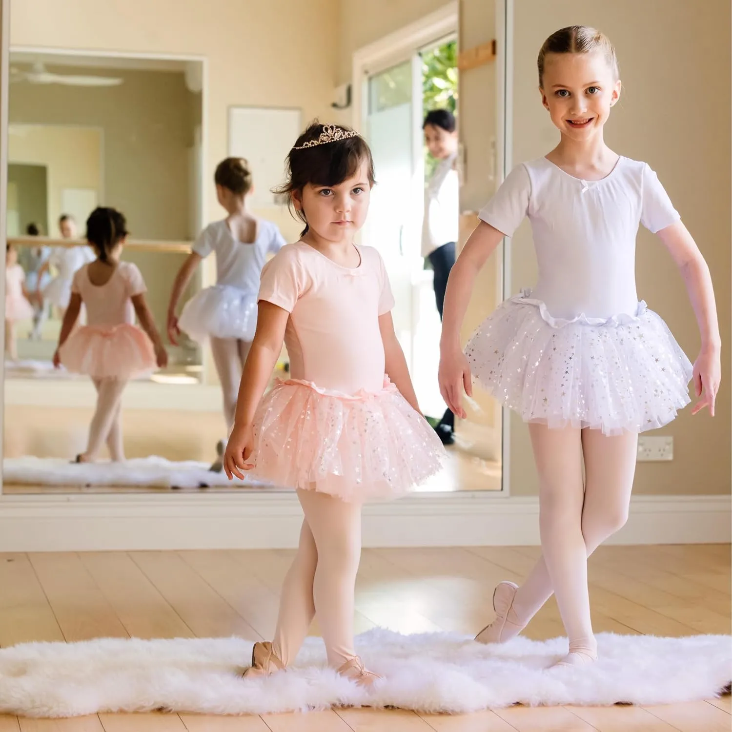 Dancina Ballet Tights for Toddler Girls  Tights for Dance Class, Recitals & Everyday Wear  Soft, Stretchy, Durable