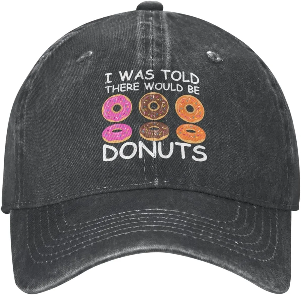 Donuts Lover Baseball Hat with Design