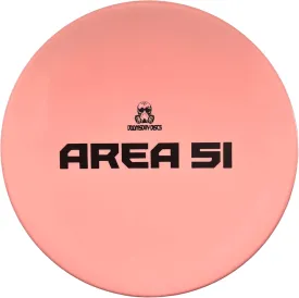 DOOMSDAY DISCS Area 51 | Stable Disc Golf Putter and Approach Disc | Soft Grippy Plastic