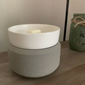 Gray Texture Wax Warmer