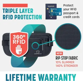 Hidden Money Belt for Travel for Men, Waist Wallet Anti Theft, RFID Passport Holder For Travel Men Or Women, Money Pouch, RFID Passport Holder