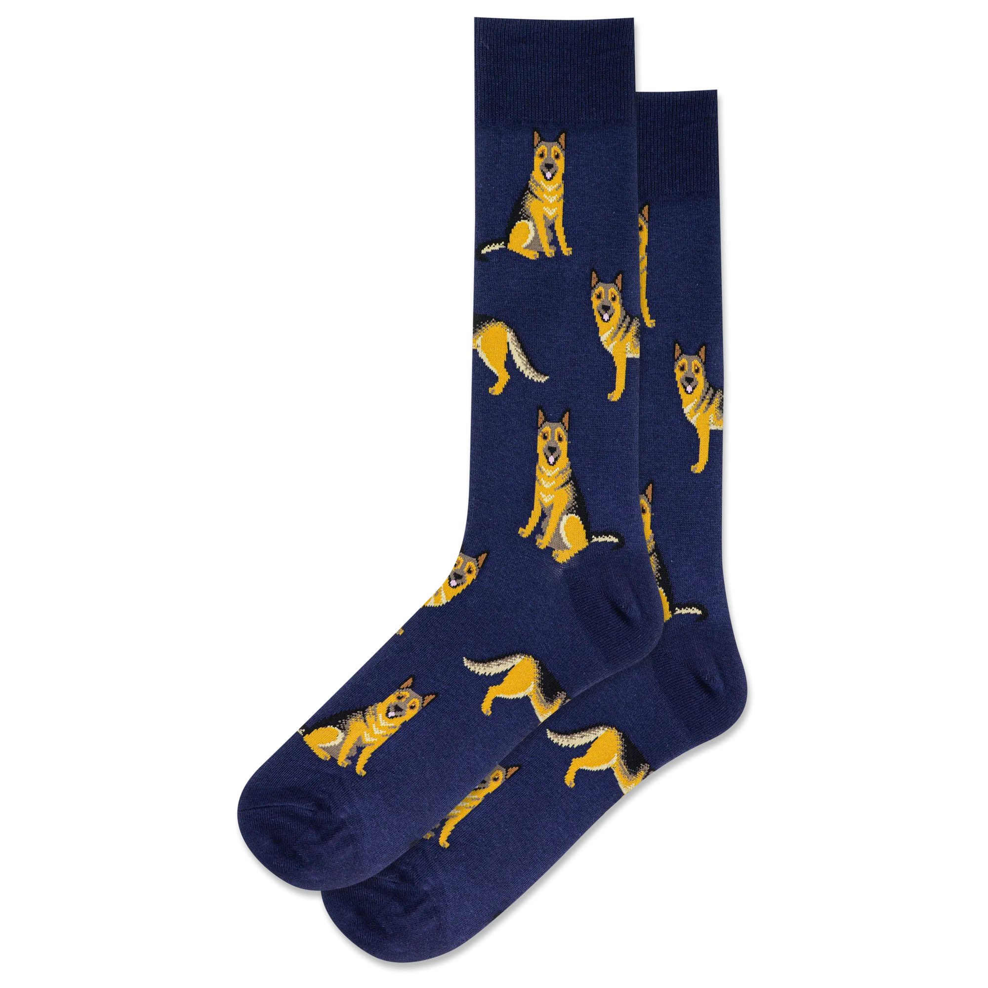 Hot Sox MEN'S GERMAN SHEPHERDS CREW SOCK