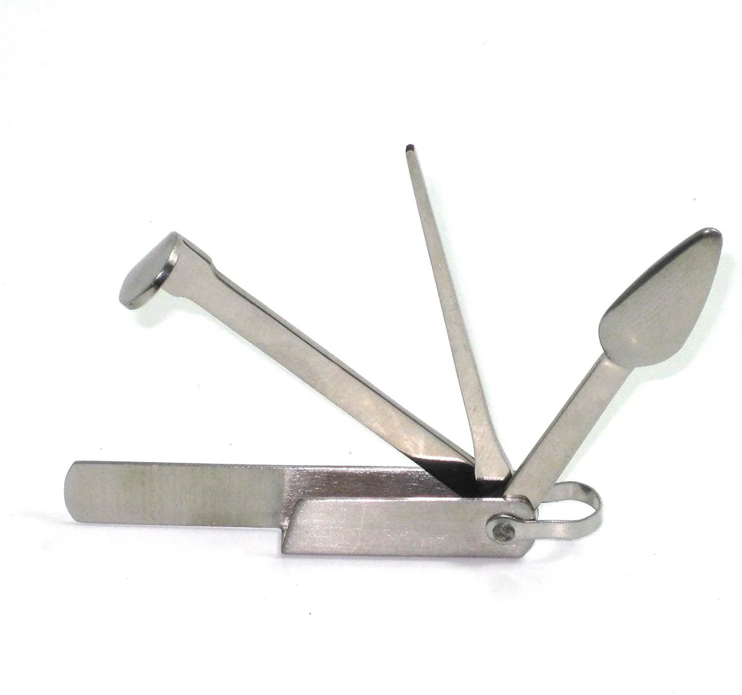 Keaychain Spike-Tamper-Reamer 3 in 1 Tobacco Pipe Tool - Lightweight Stainless Steel