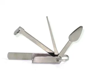 Keaychain Spike-Tamper-Reamer 3 in 1 Tobacco Pipe Tool - Lightweight Stainless Steel
