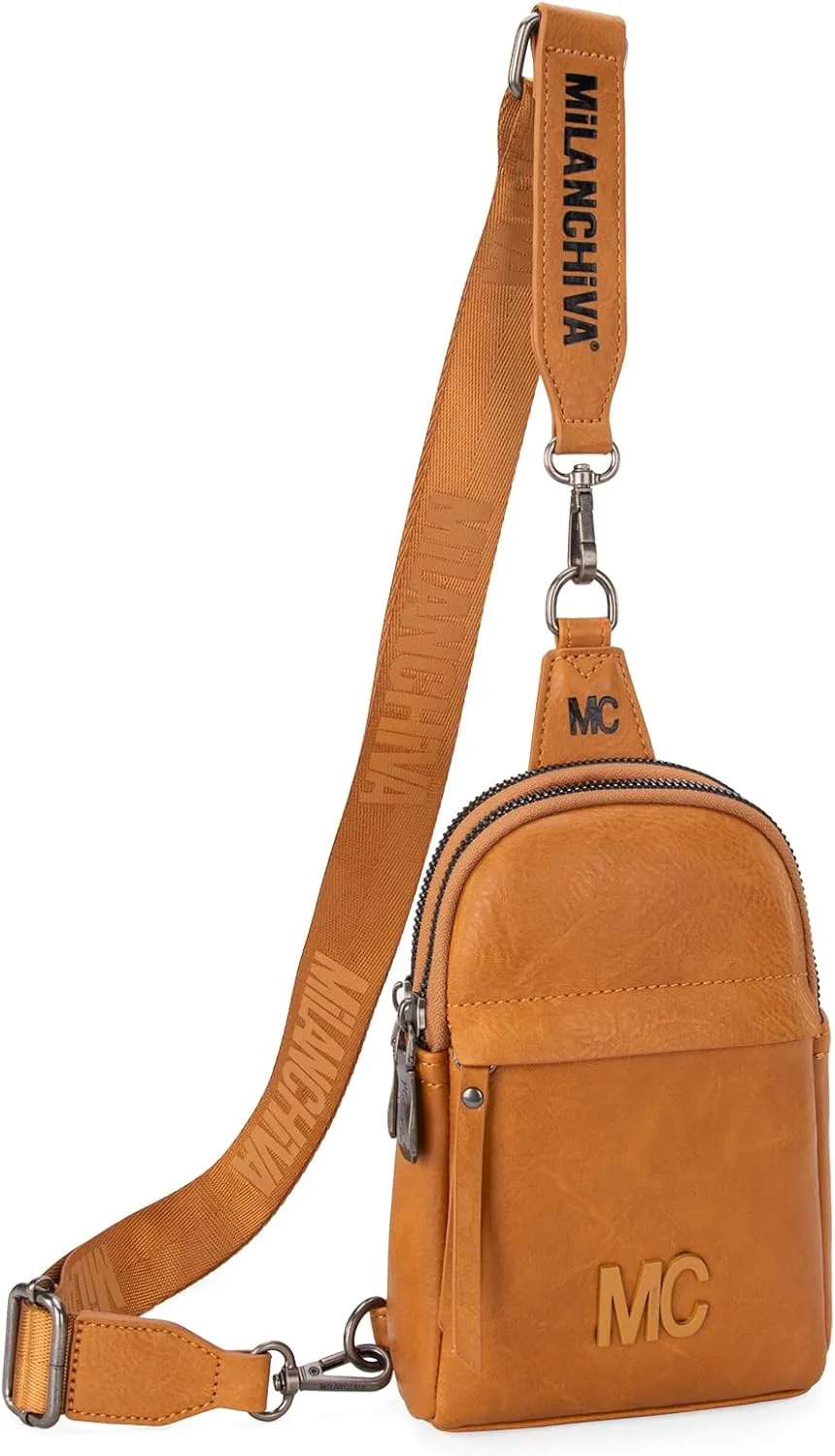 Milan Chiva Small Crossbody Bags for Women Chic Mini Sling Bag Purse and Waist Packs for Girls
