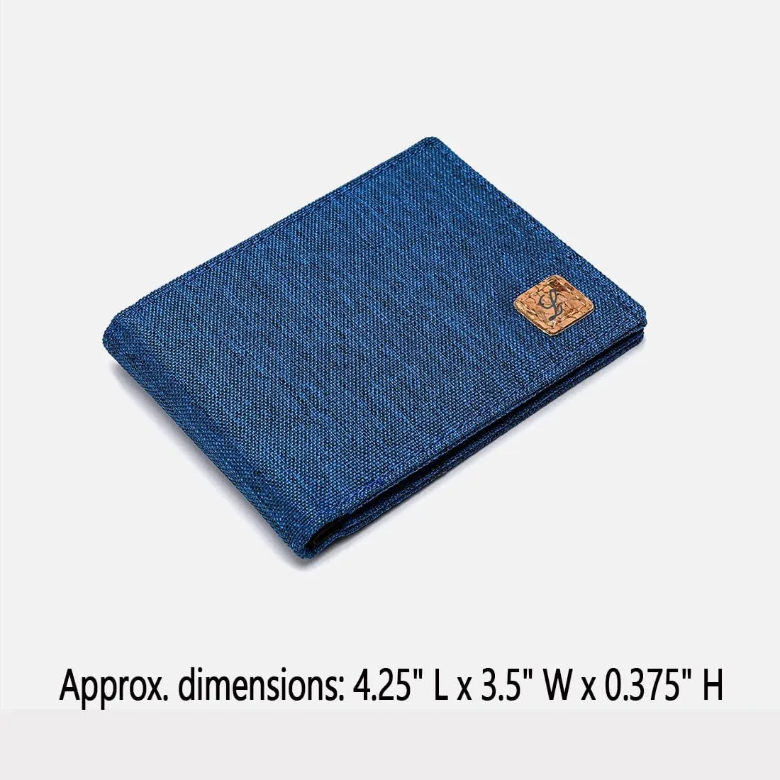 Minimalist Fabric Wallet Bifold RFID Blocking