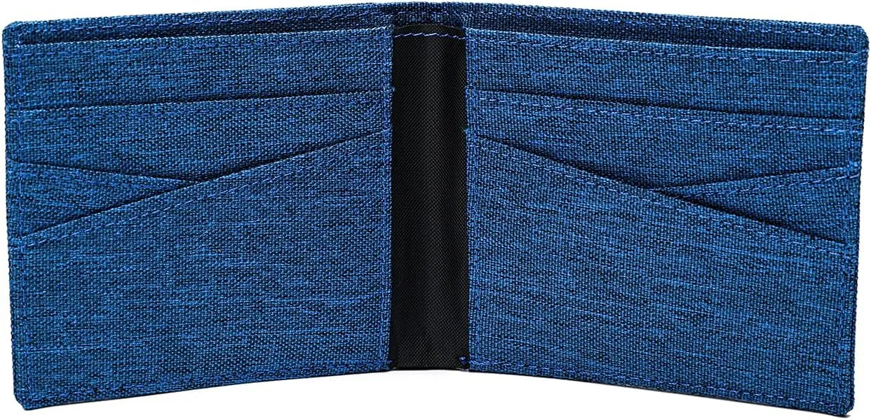 Minimalist Fabric Wallet Bifold RFID Blocking