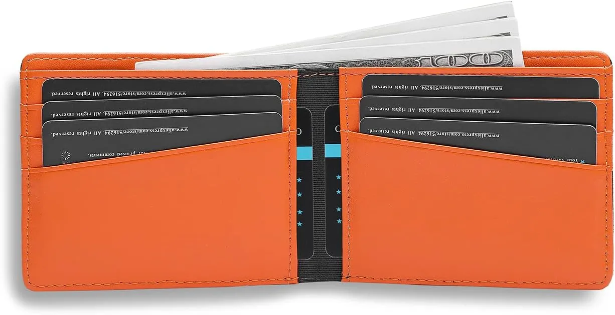 Minimalist Fabric Wallet Bifold RFID Blocking