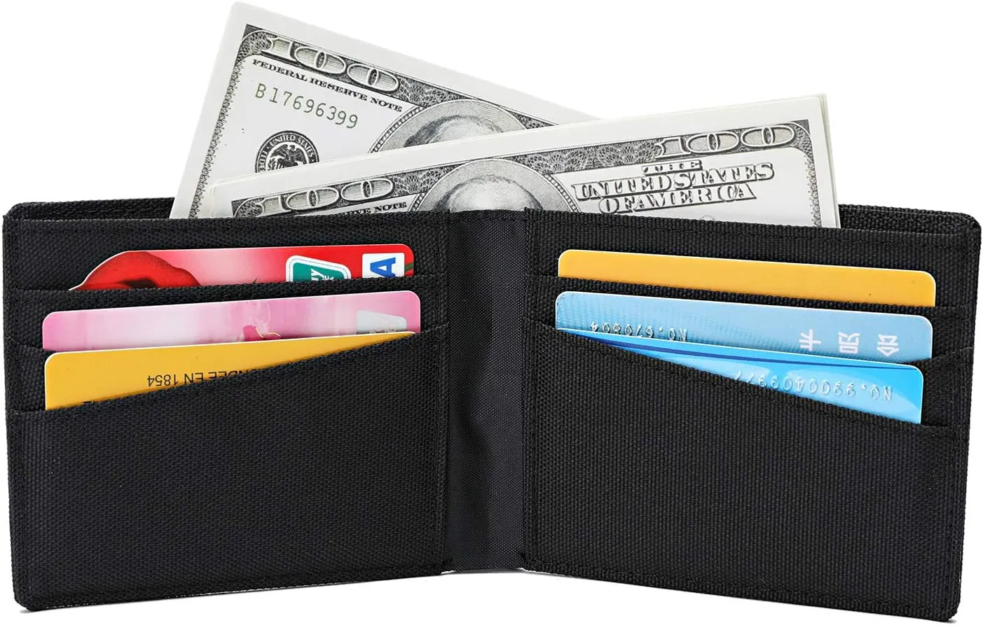 Minimalist Fabric Wallet Bifold RFID Blocking