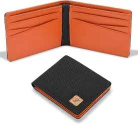 Minimalist Fabric Wallet Bifold RFID Blocking