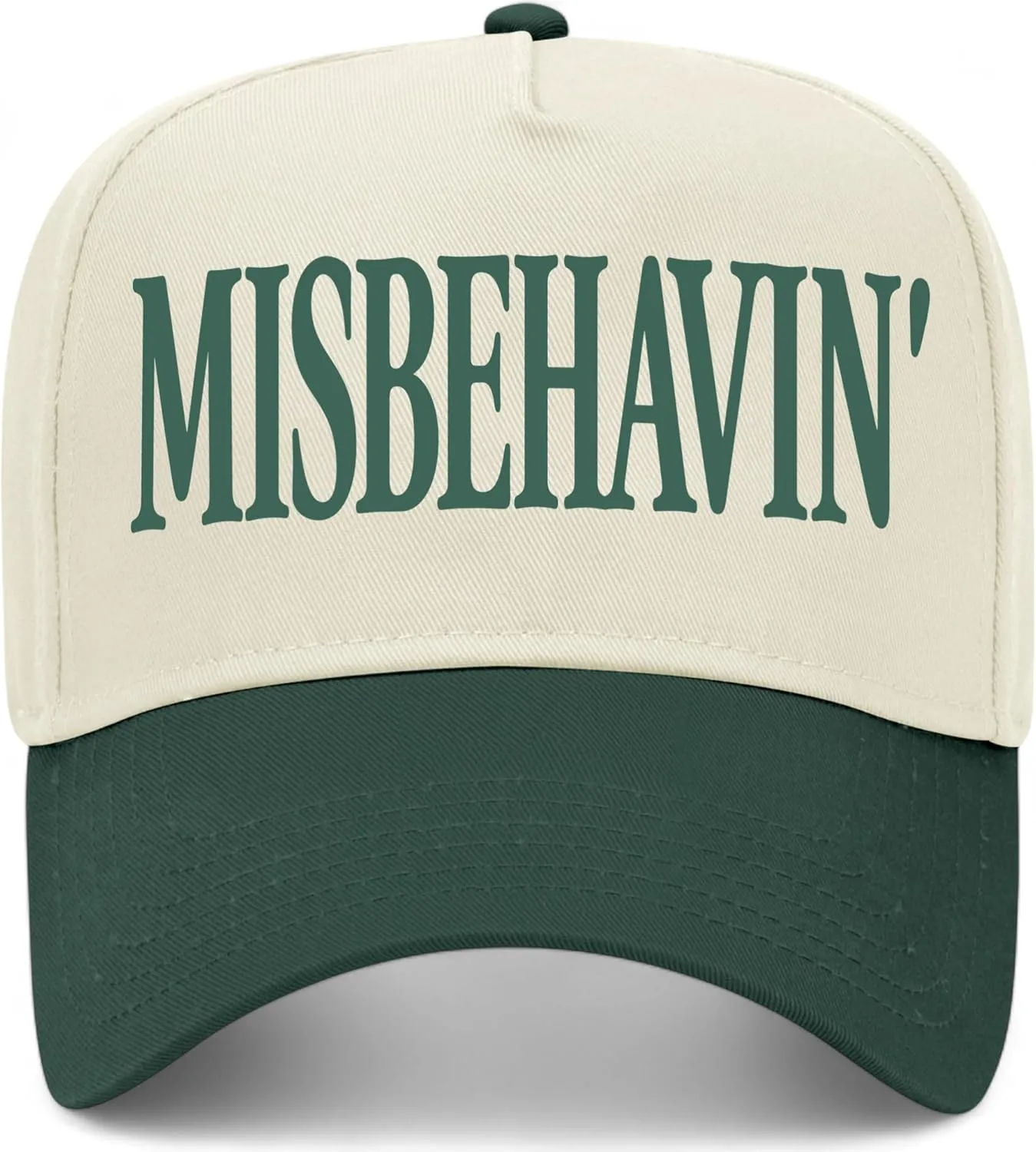 Misbehavin' Vintage Trucker Hat | Premium Snapback Baseball Hat for Men & Women