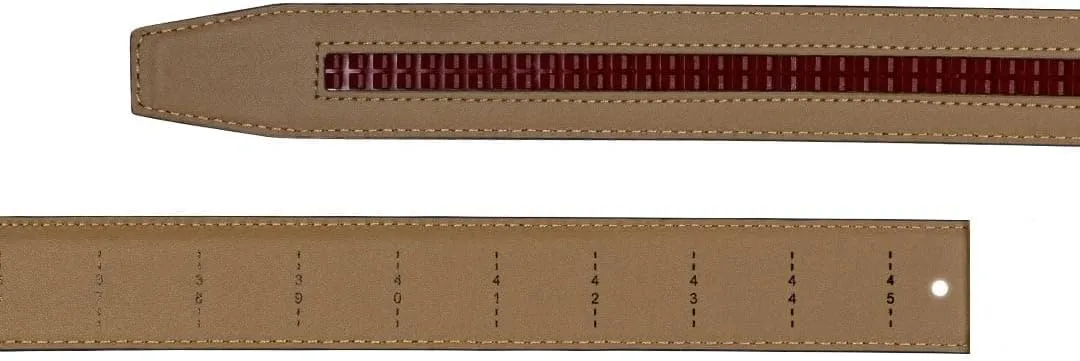 Neubelt Vegan Series Belt with Ratchet Technology, 1 & 3/8" Width, Cut to Size Up to 45"