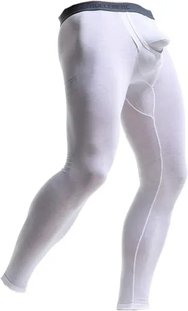 Ouruikia Men's Thermal Underwear Pants Modal Long Johns Tagless Lightweight Thermal Bottoms Separate Pouch