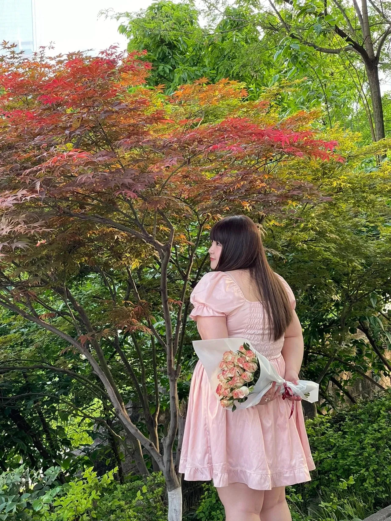 [Peiliee Design 5 years anniversary] Sakura Soft Satin Dress Set