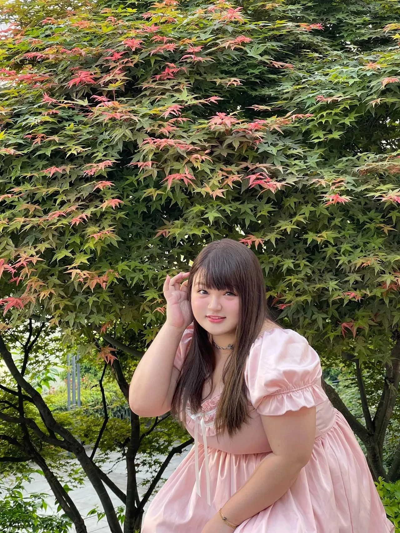 [Peiliee Design 5 years anniversary] Sakura Soft Satin Dress Set