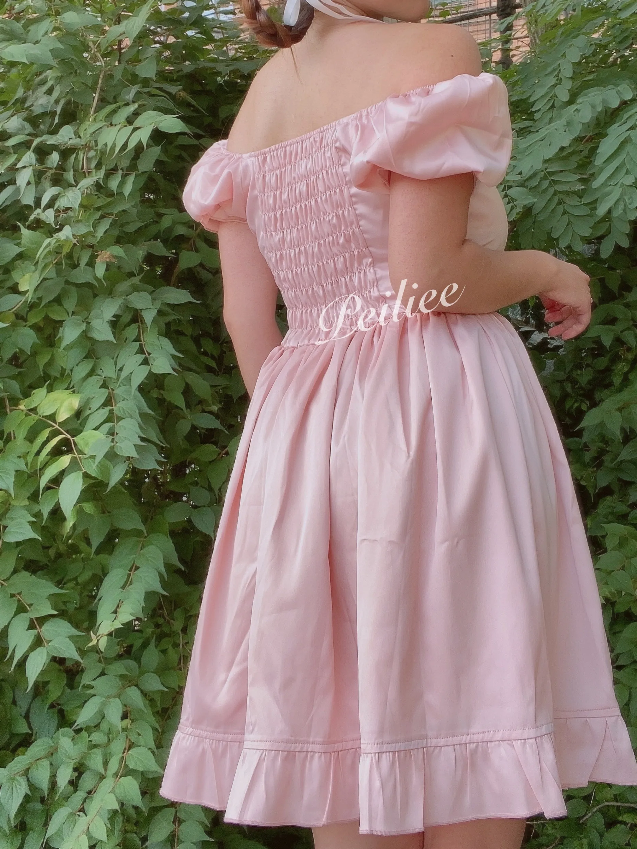 [Peiliee Design 5 years anniversary] Sakura Soft Satin Dress Set