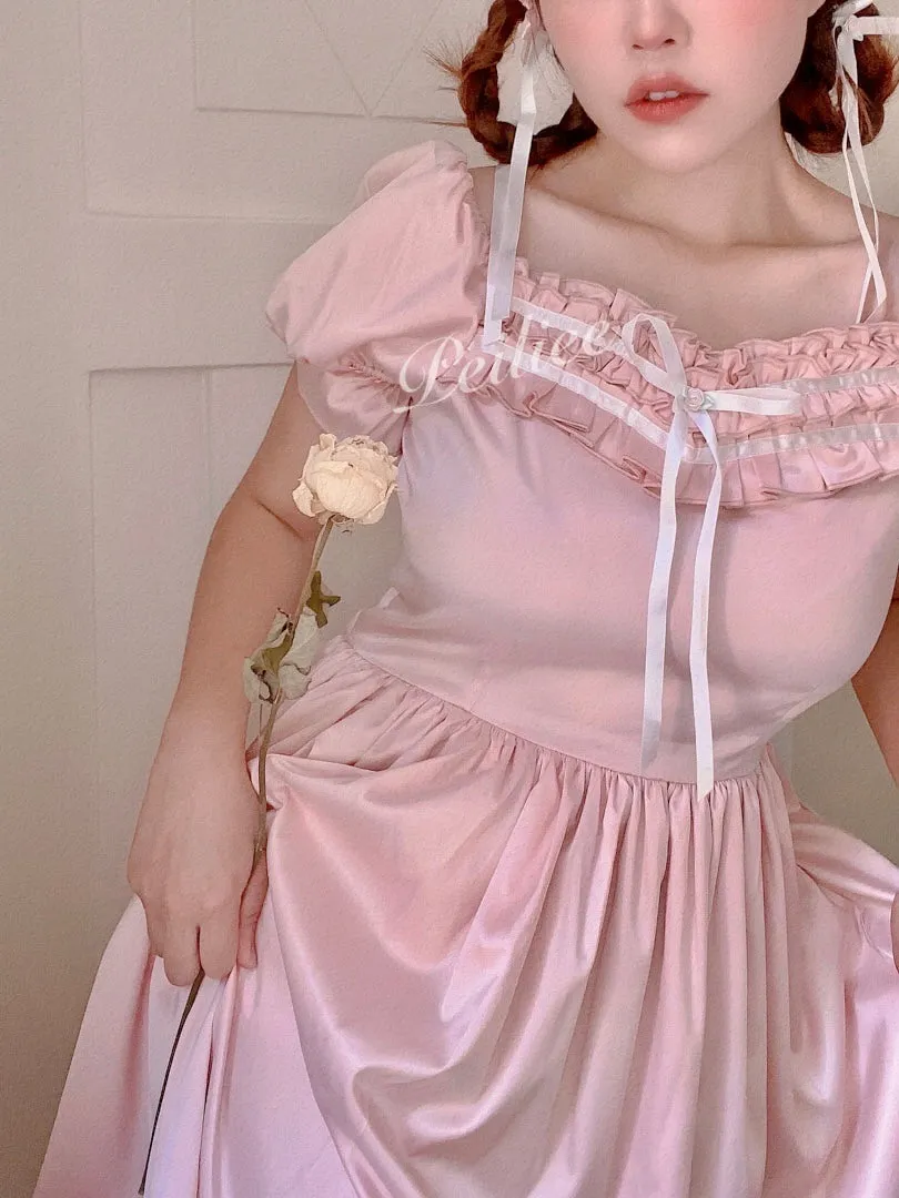 [Peiliee Design 5 years anniversary] Sakura Soft Satin Dress Set