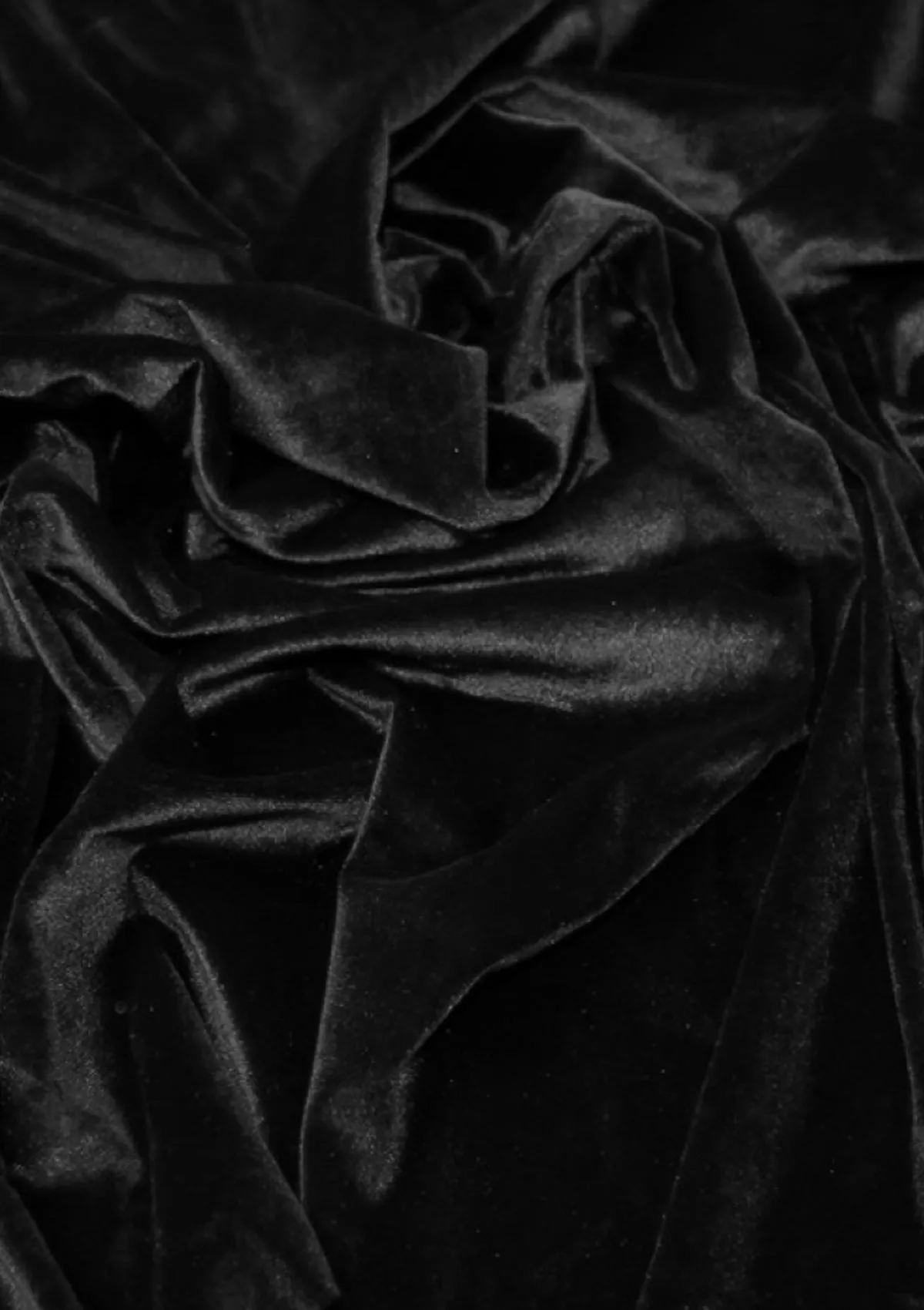 Premium Velvet Gloss Finish Fabric 1-Way Stretch 60" for Soft Furnishing & Dress