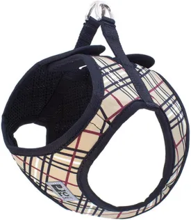 RC Pet Products Cirque Soft Walking Step-in Dog Harness, X-Large, Tan Tartan