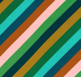 Sherbet Stripe Velvet Fabric
