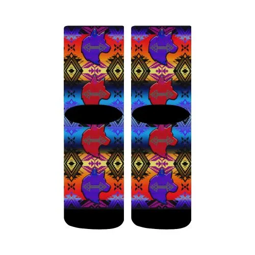 Soveriegn Nation Sunset with Wolf Crew Socks