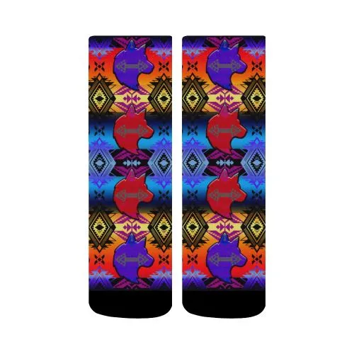 Soveriegn Nation Sunset with Wolf Crew Socks