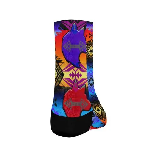 Soveriegn Nation Sunset with Wolf Crew Socks