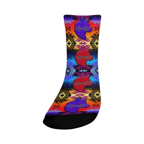 Soveriegn Nation Sunset with Wolf Crew Socks
