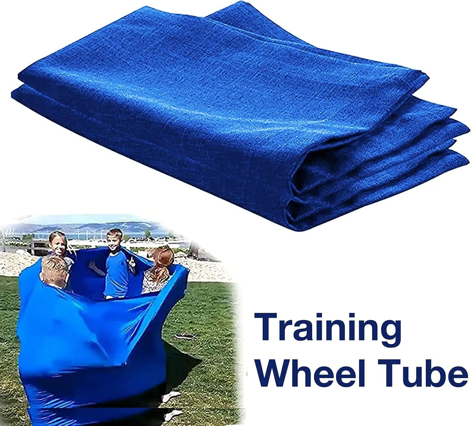 Training Tube, Team Building Activities Large Compression Stretchy Sensory Loop, Trust-Build Outdoor Games for Friends, Family, Adults, Kids