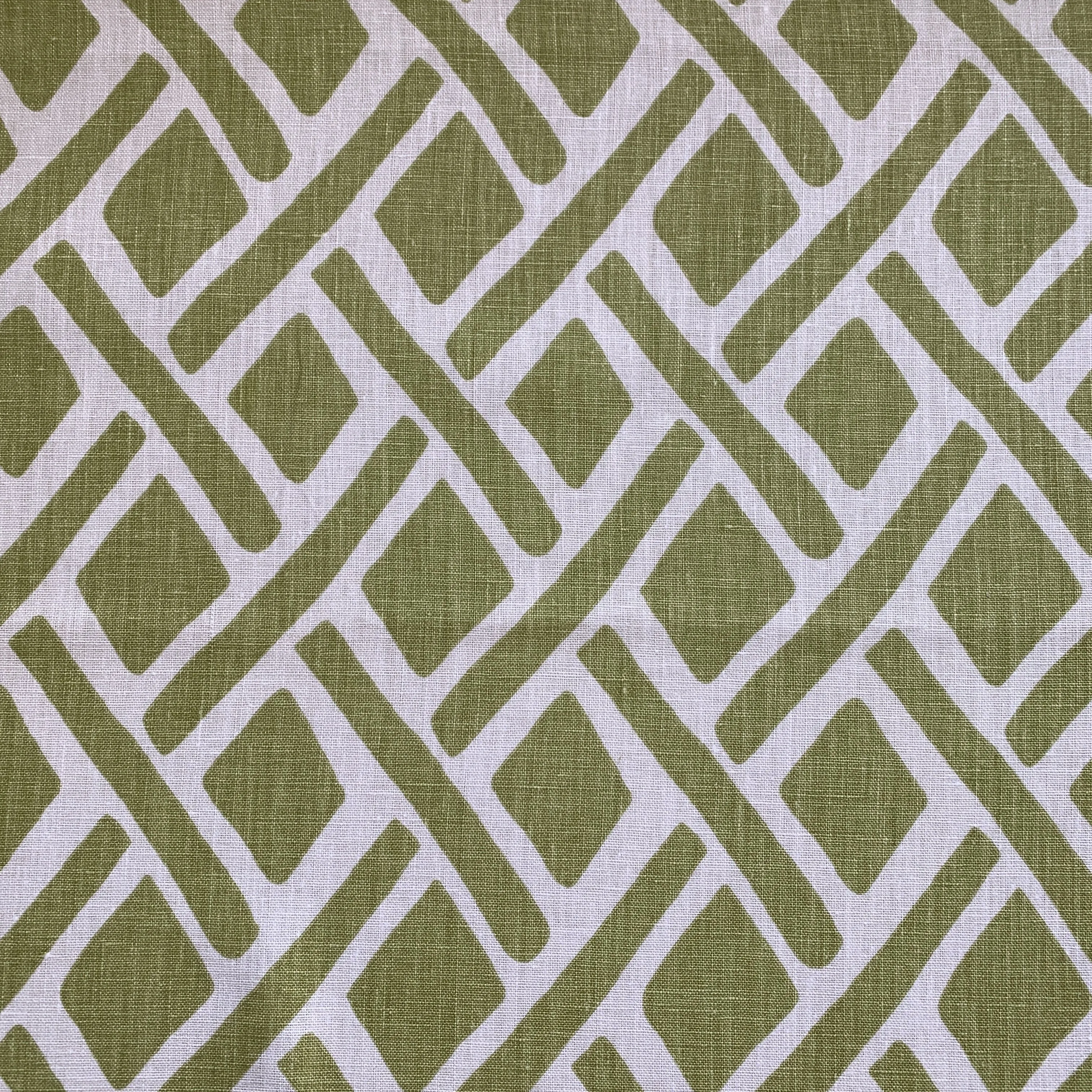 Trellis Lagoon Fabric