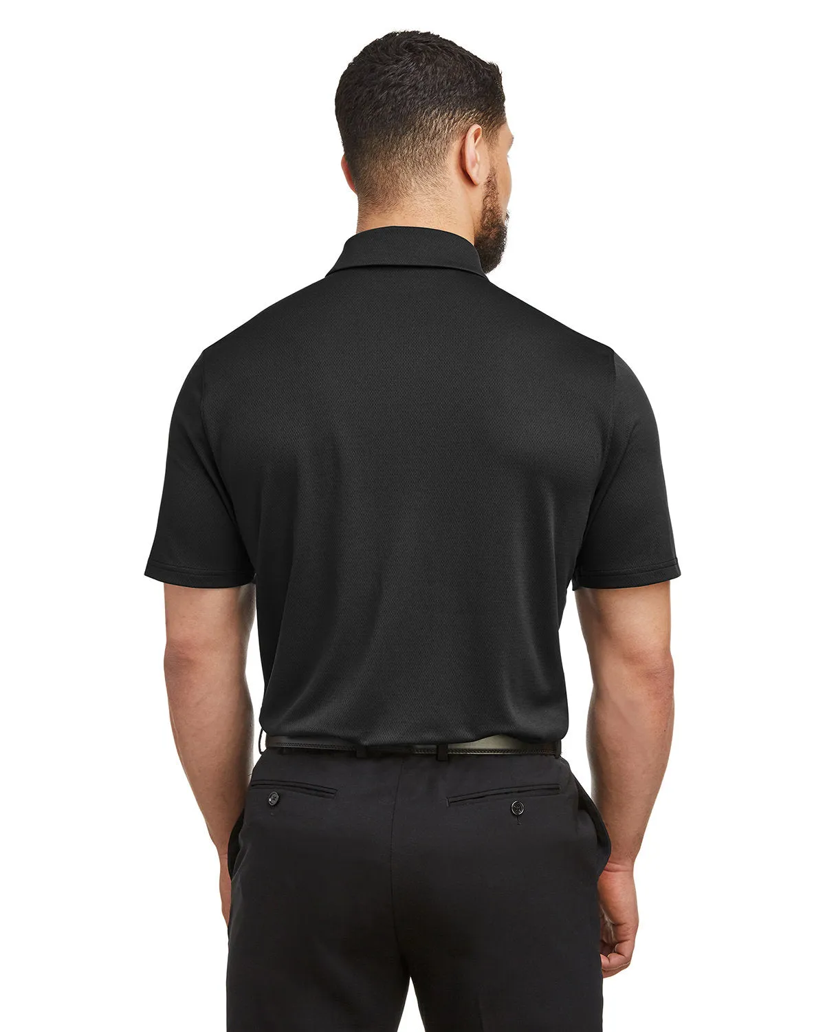 Under Armour Men's Tech Custom Polos, Black