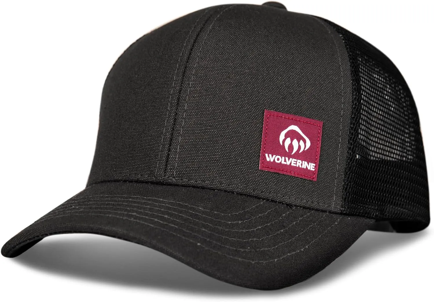 Wolverine Trucker Hat | Mesh Back | Snapback | Adjustable | Rugged | Durable | Workwear